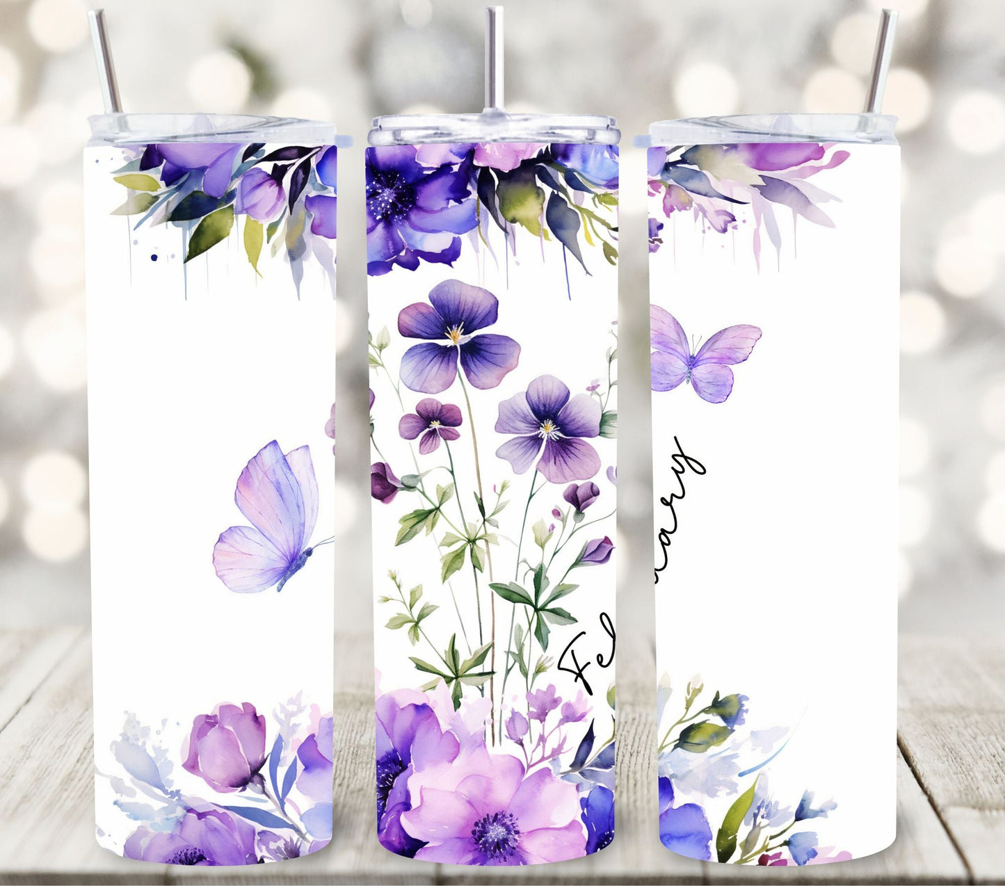 The Year in Flowers - Adhesive Vinyl Wraps - 12 Design Options