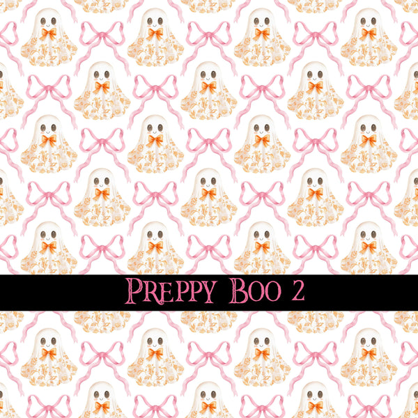 Preppy Boo collection- 12x12 vinyl sheets-10 designs available