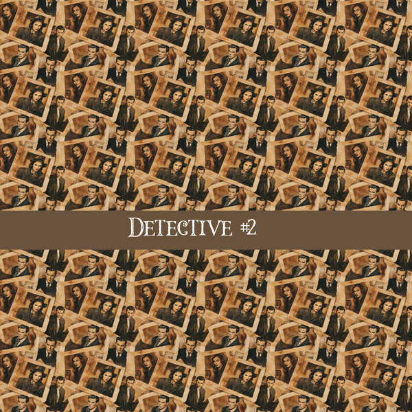 Detective - vinyl sheets 10 (Patterns to choose from)