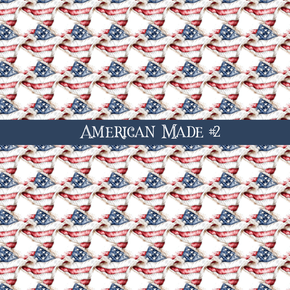 American Made- vinyl sheets 10 (Patterns to choose from)