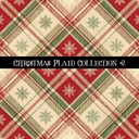Christmas Plaid- 12x12 vinyl sheets-12 designs available