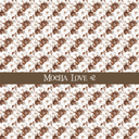 Mocha Love- vinyl sheets 20 (Patterns to choose from)