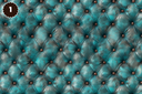 Turquoise and Brown Tooled Leather - Adhesive Vinyl 12x12 Sheets - 22 Design Options