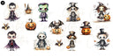 Halloween - UV DTF Decal sheets 10x5 inches 4 styles