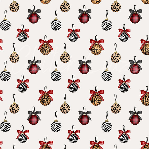 Plaid Christmas Designs - Adhesive Vinyl 12x12 Sheets