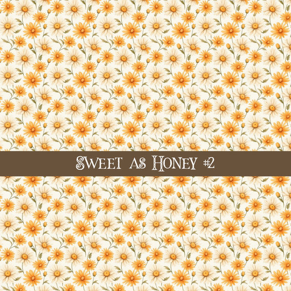 Sweet as Honey - vinyl sheets 10 (Patterns to choose from)