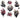 Skulls and flowers - UV DTF Decal sheets- 3 Designs