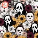 Boho Horror - Adhesive Vinyl 12x12 Sheets - 4 Designs