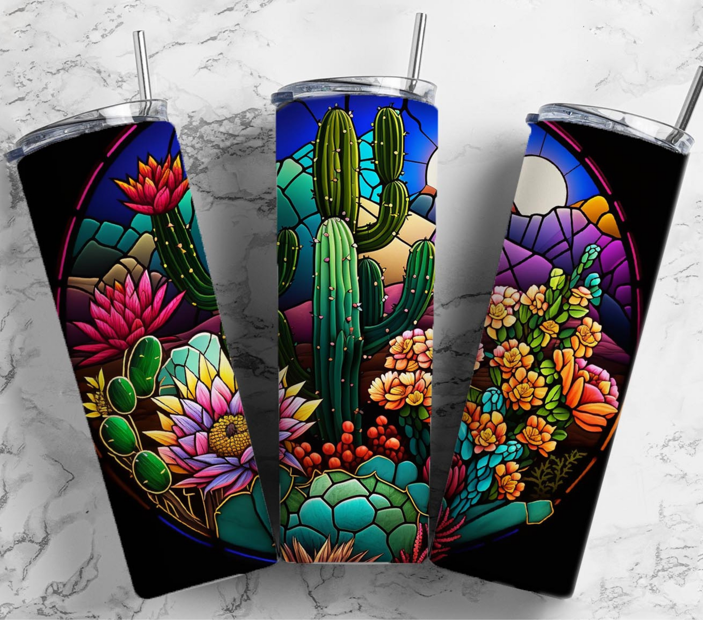 Stained Glass - Adhesive Vinyl Wraps - 30 Design Options