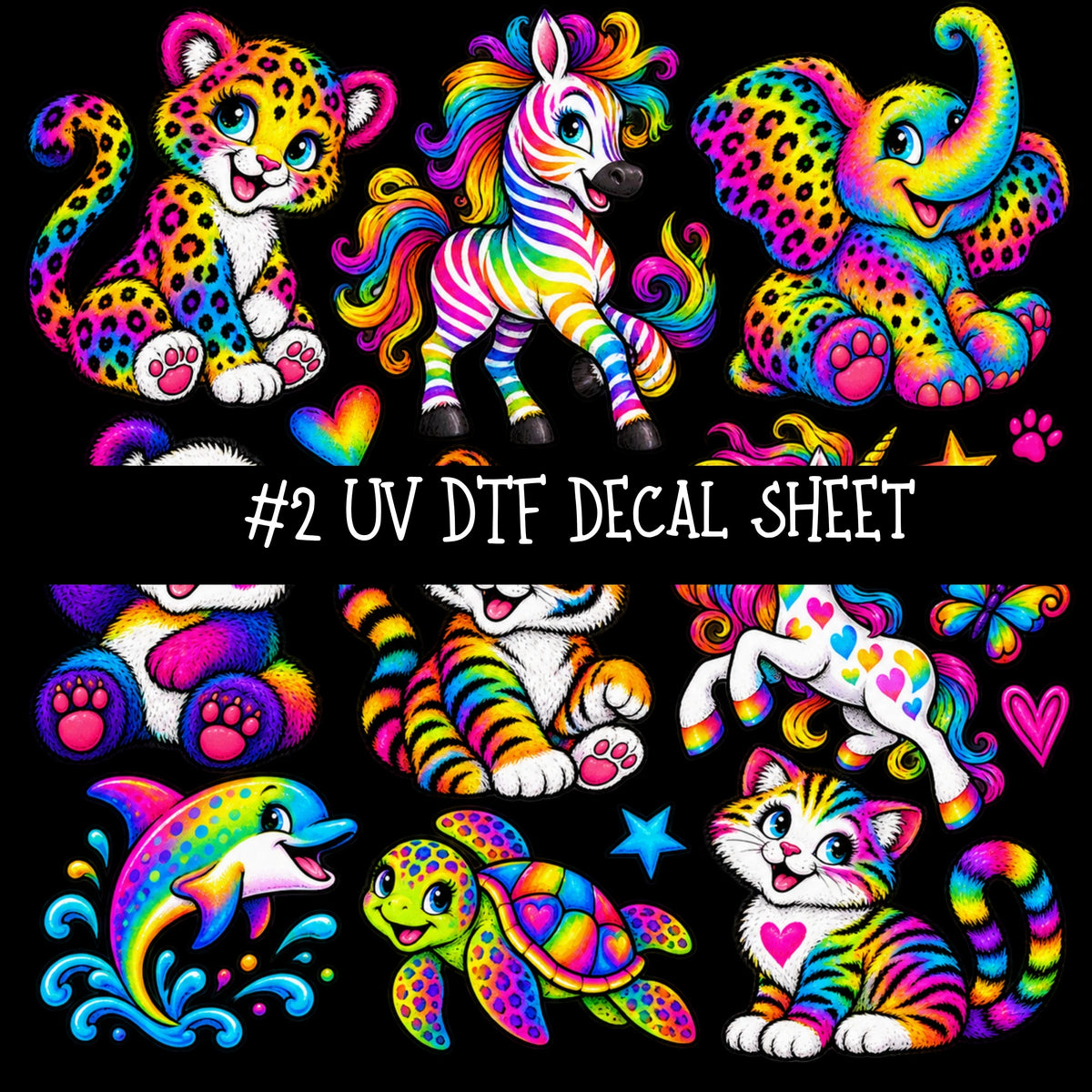 Let's Be Frank UV DTF Decal sheets 11 Designs available