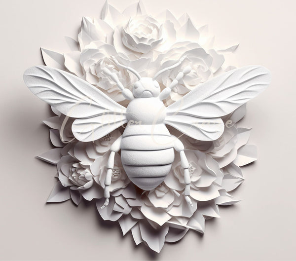 3D Bee - Adhesive Vinyl Wrap - 7 Designs