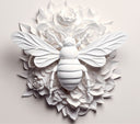 3D Bee - Adhesive Vinyl Wrap - 7 Designs