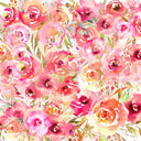 Spring Watercolor Collection  - Adhesive Vinyl 12x12 Sheets -9 Design Options