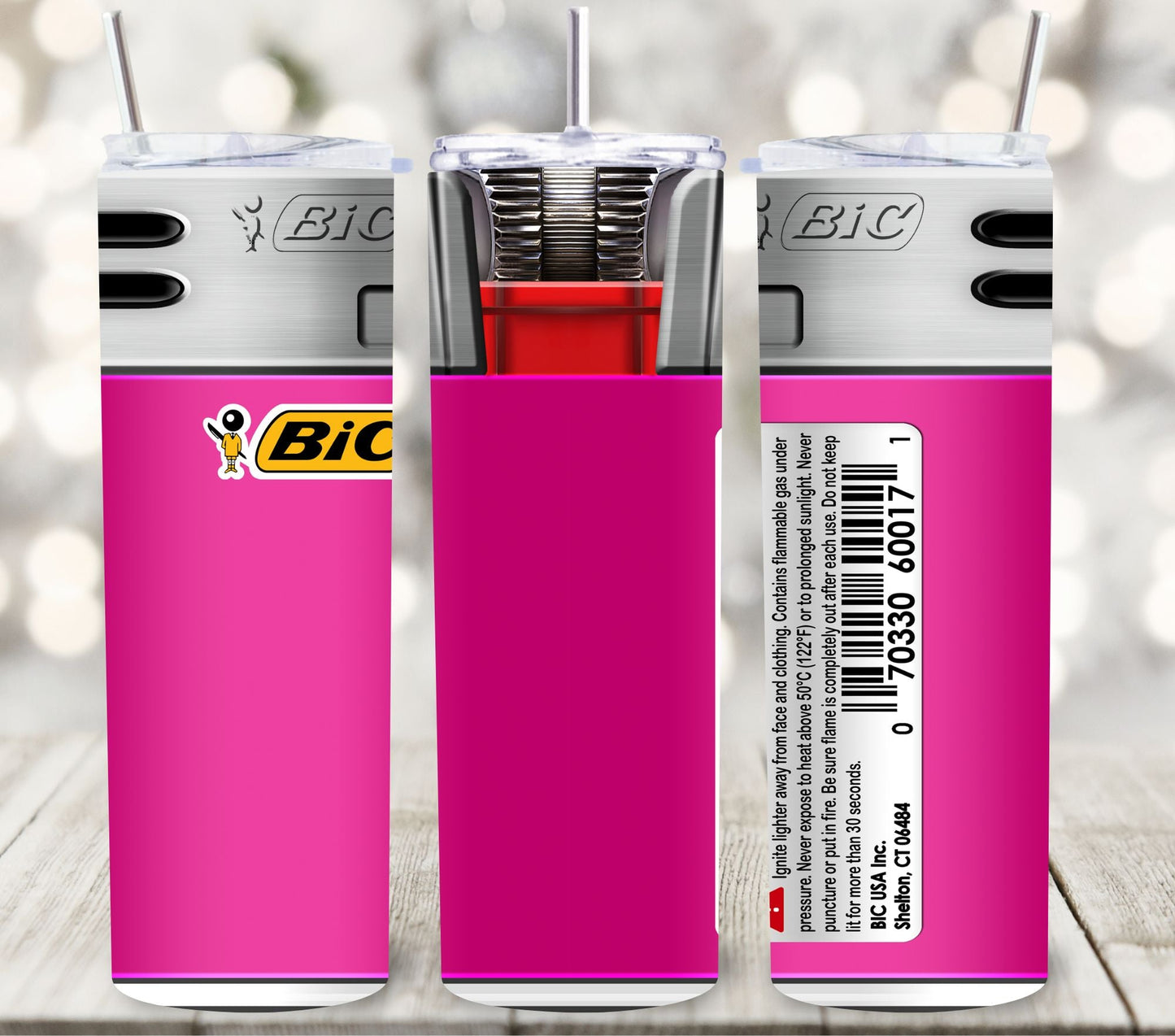 Light My Bic - Adhesive Vinyl Wrap - 4 Color Options