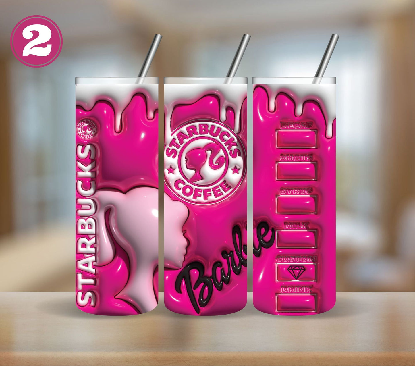 Barbie - Adhesive Vinyl Wrap - 8 Designs