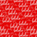 Falalalala Collection - Adhesive Vinyl 12x12 Sheets - 10 prints