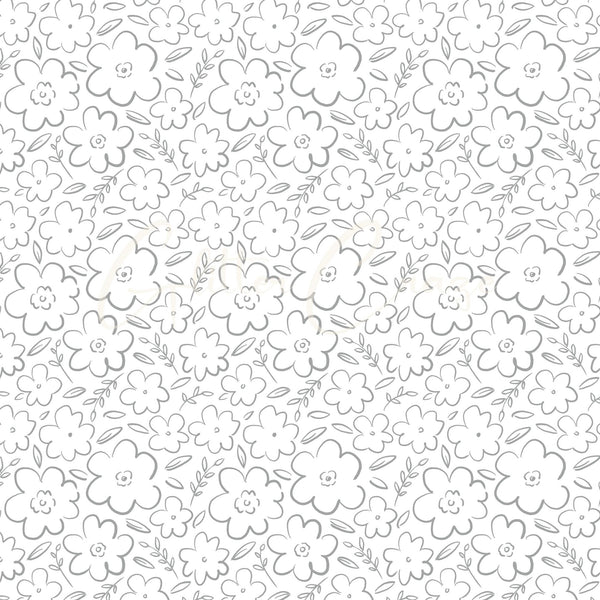 Spring Fling Collection - Adhesive Vinyl 12x12 Sheets - 12 Design options