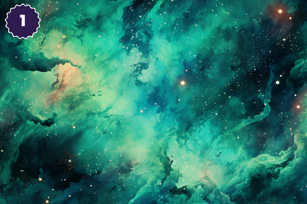 A Journey Through Space - Adhesive Vinyl 12x12 Sheets - 19 Design Options