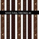 Bougie Floral Torn Pages UV DTF Decal sheets 6 Designs available