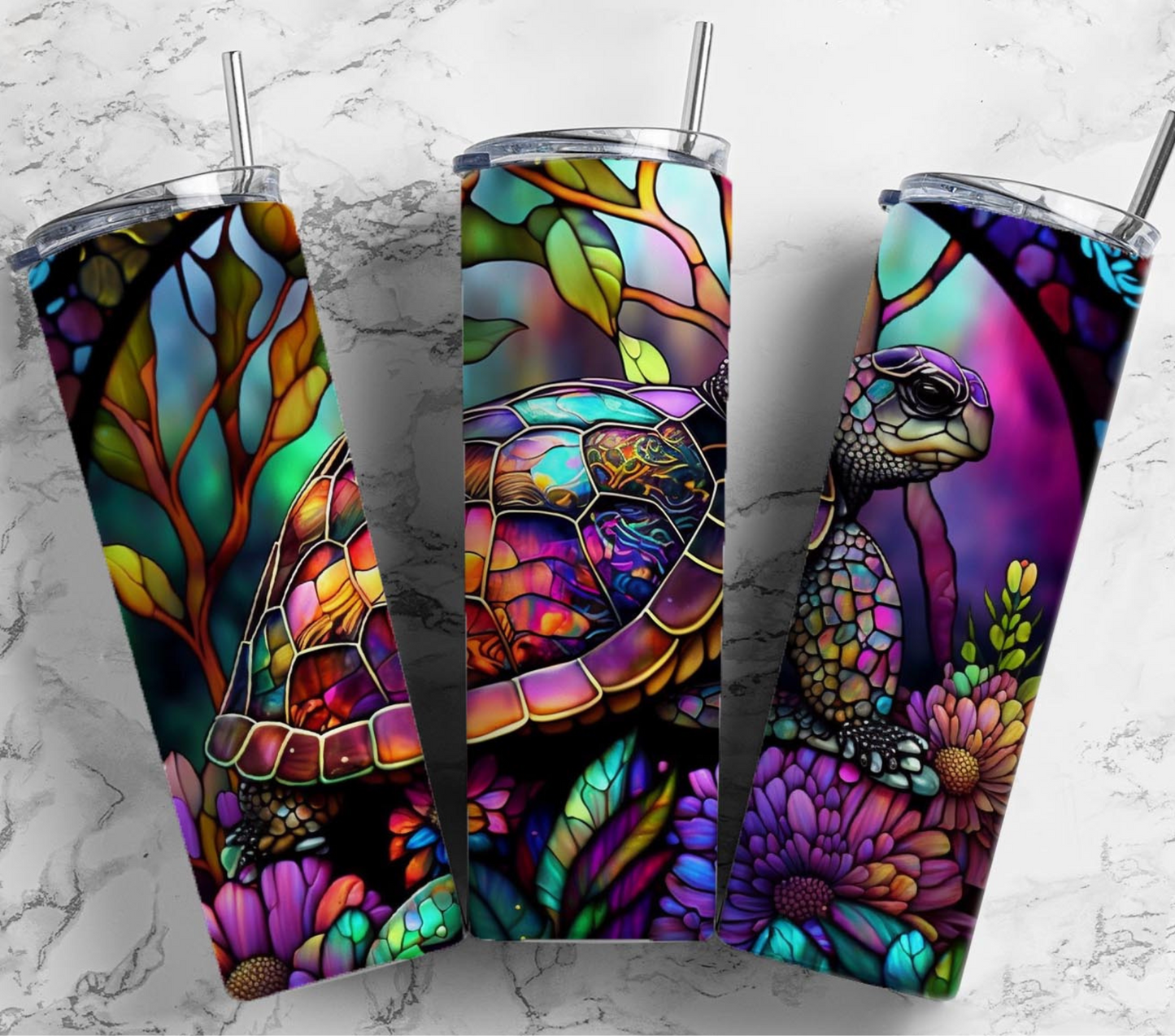 Stained Glass - Adhesive Vinyl Wraps - 30 Design Options