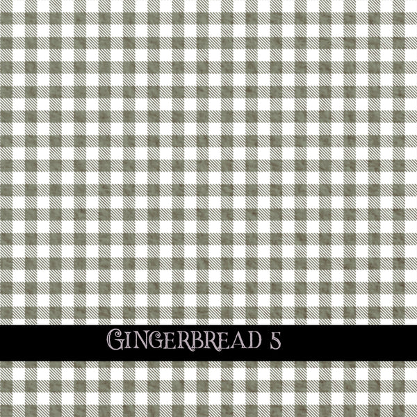 Gingerbread collection- 12x12 vinyl sheets-10 designs available