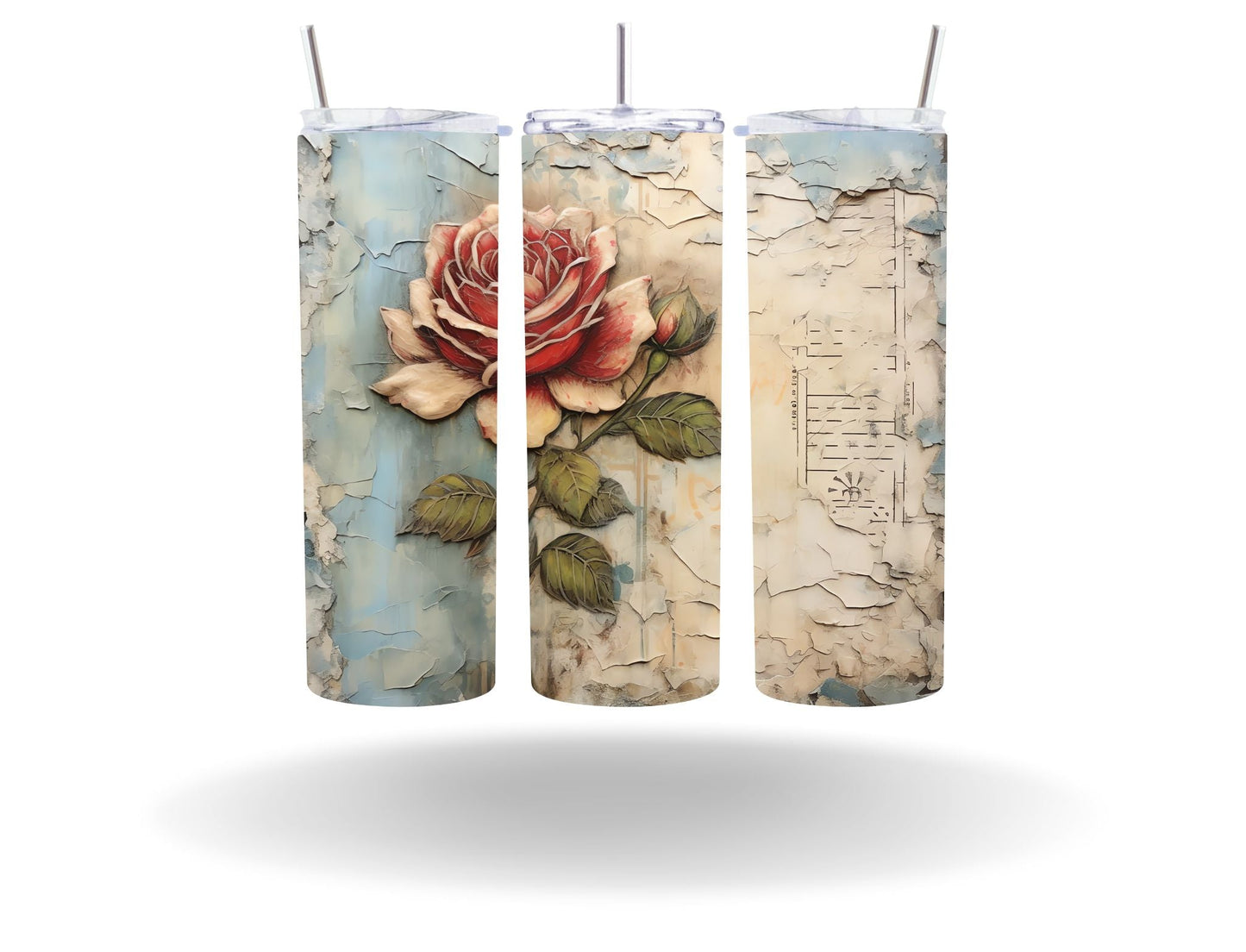 Vintage Spring Floral - Adhesive Vinyl Wrap - 50 Design Options