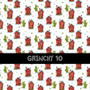 Grinchy vinyl sheets 16 designs to choose from