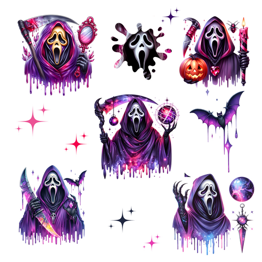 Screaming Colors - UV DTF Decal sheet