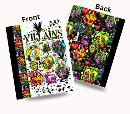 Villains do it better vinyl composition notebook wrap