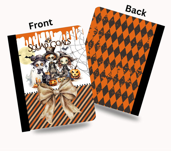Squad Goals vinyl composition notebook wrap