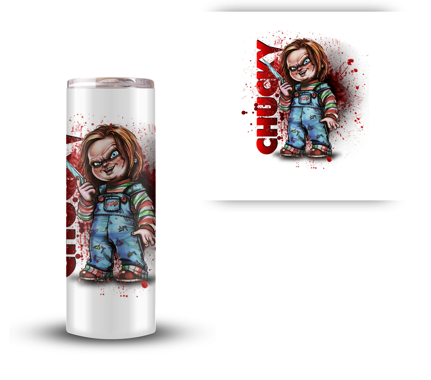 Chucky - UV DTF Decals and Patches- 3 options- 4 sizes