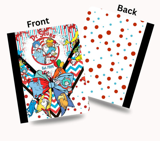 Seuss since 1904 vinyl composition notebook wrap