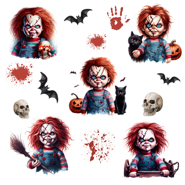 The Season Of Chucky - UV DTF Decal sheets- 3 Designs