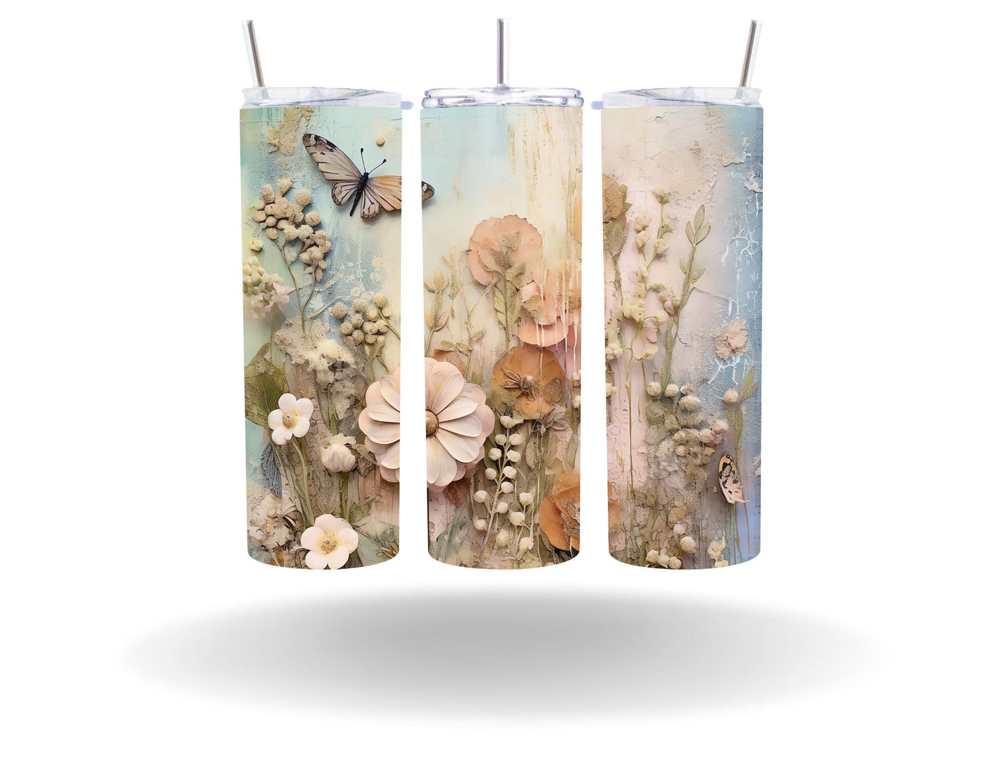 Vintage Spring Floral - Adhesive Vinyl Wrap - 50 Design Options