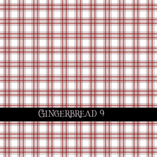 Gingerbread collection- 12x12 vinyl sheets-10 designs available