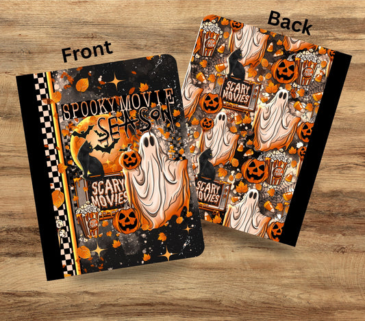 Scary Movies vinyl composition notebook wrap