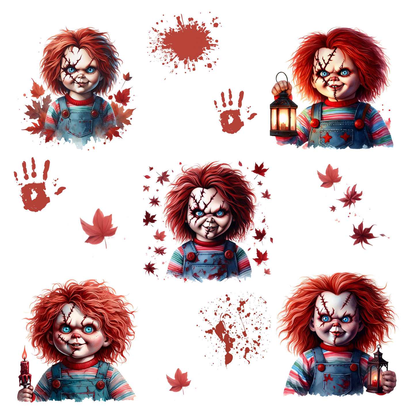 The Season Of Chucky - UV DTF Decal sheets- 3 Designs