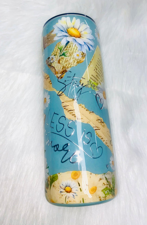 Ready to ship 20oz daisy torn pages