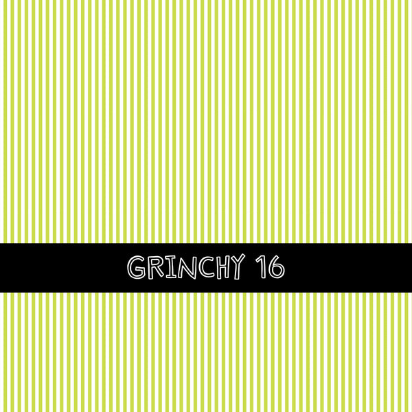 Grinchy vinyl sheets 16 designs to choose from