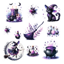 Purple Magic - UV DTF Decal sheets- 2 Designs