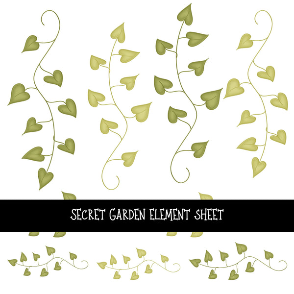 Secret Garden Element UV DTF Decal sheets 12 Sheet Designs to choose from