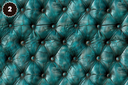 Turquoise and Brown Tooled Leather - Adhesive Vinyl 12x12 Sheets - 22 Design Options