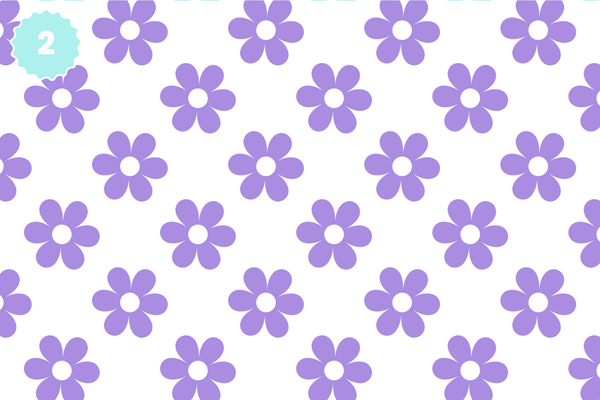 Vibrant Spring Patterns - Adhesive Vinyl 12x12 Sheets - 20 Design Options