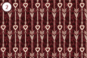 Day of Love Collection - Adhesive Vinyl 12x12 Sheets - 15 Design Options
