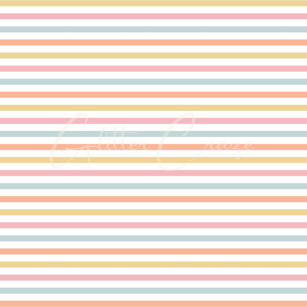 Spring Fling Collection - Adhesive Vinyl 12x12 Sheets - 12 Design options