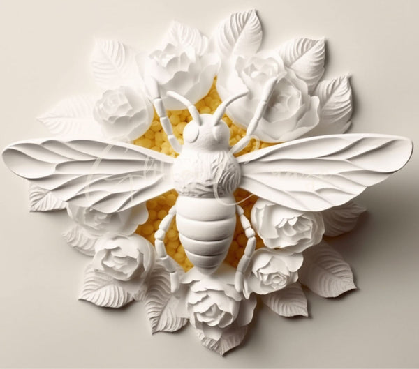 3D Bee - Adhesive Vinyl Wrap - 7 Designs