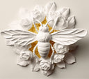 3D Bee - Adhesive Vinyl Wrap - 7 Designs