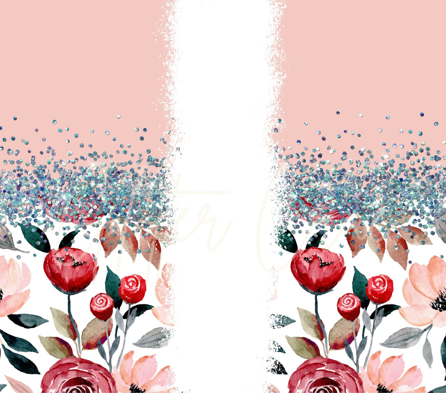 Floral Split - Adhesive Vinyl Wrap - 7 Design Options