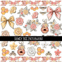 Honey Bee Doodle Patchwork Set