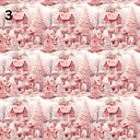 Rustic Pink Christmas Collection - Adhesive Vinyl 12x12 sheets - 20 Prints